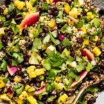 Vegan Avocado and Black Bean Quinoa Salad